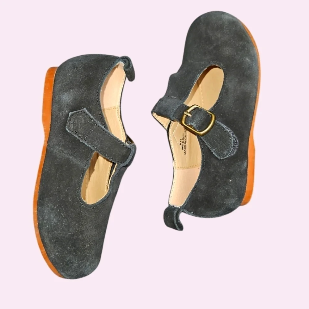 Kolan Girls Mary Jane Black Shoes Size 9